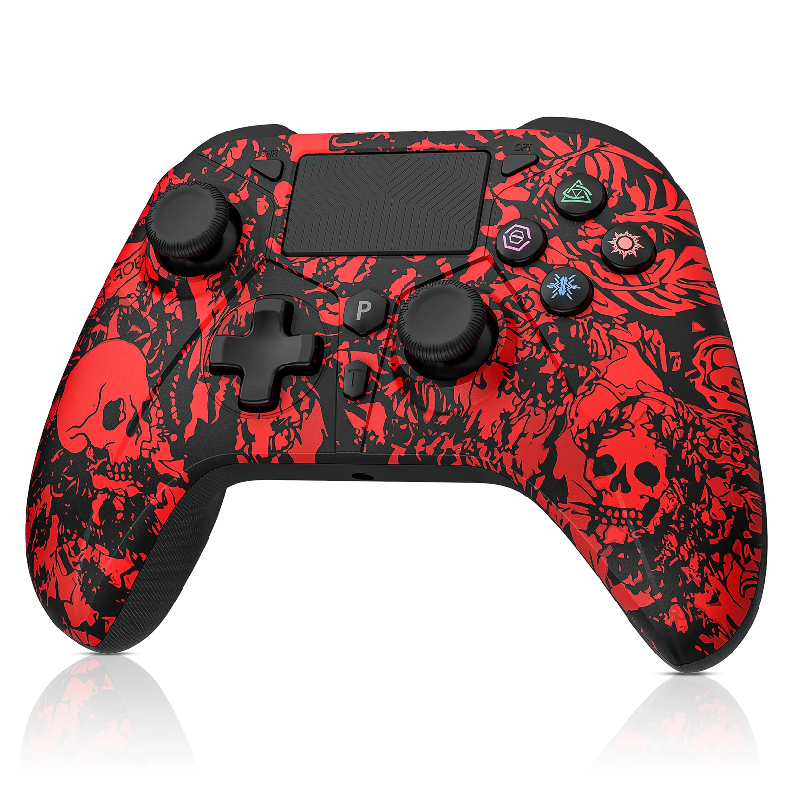 Mando inalámbrico Ps4 para consola Playstation 4, Joystick para Ps4/Pc, Android, compatible con Bluetooth, vibración Dual de seis ejes