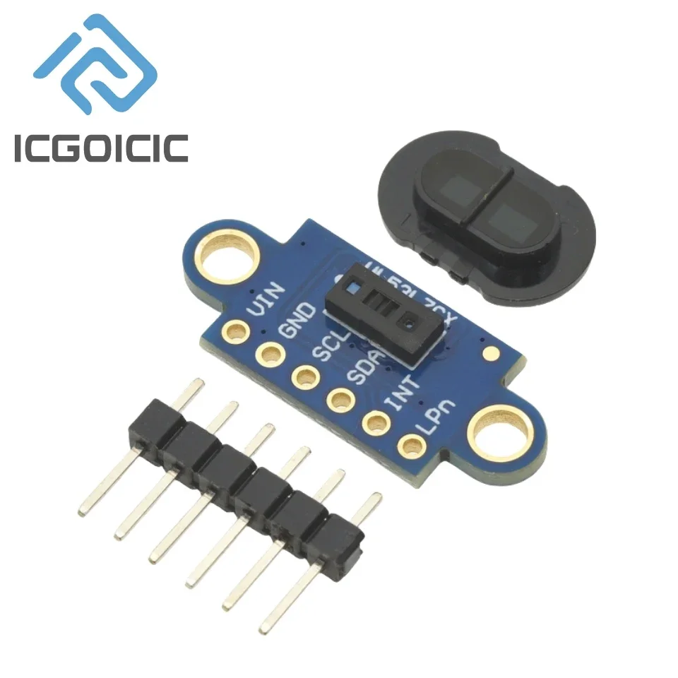 VL53L7CX Sensor de tiempo de vuelo multizona 8x8 – Módulo de distancia ToF de 64 puntos, I2C para robótica y control de gestos - imagen 2