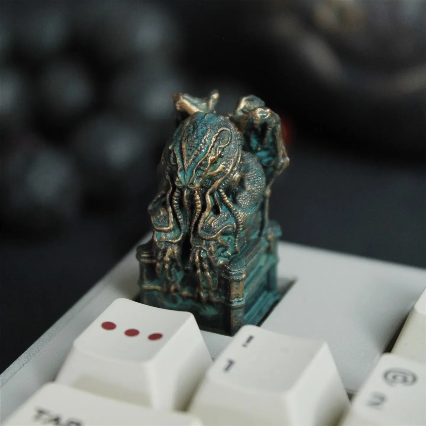 Teclas originales con tema de pulpo antiguo, personalización de resina personalizada, teclas creativas de dibujos animados para adorno de teclado mecánico - imagen 5