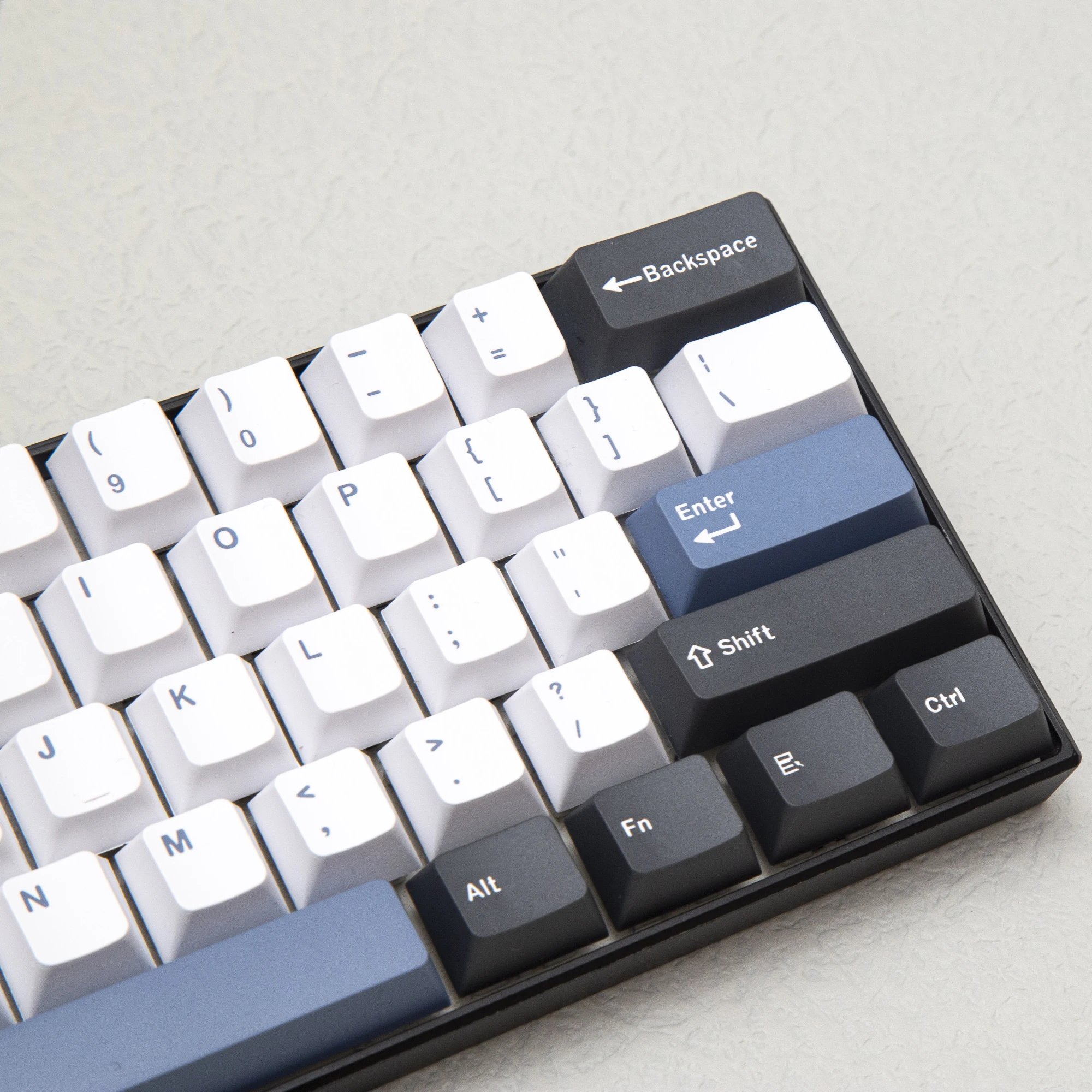 Teclas árticas GMK de 174 teclas, teclas PBT de doble disparo con perfil de cereza para teclado mecánico, teclas personalizadas de color blanco y negro - imagen 4