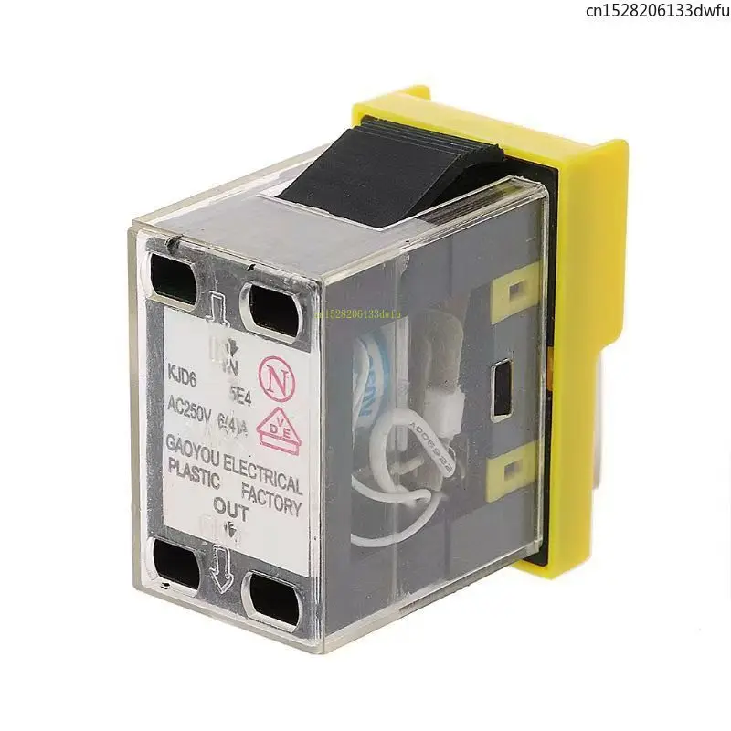 Interruptor electromagnético KJD6 5E4 250V, botón de arranque magnético resistente al agua, protección de apagado, interruptor de bloqueo automático KJD20 - imagen 4