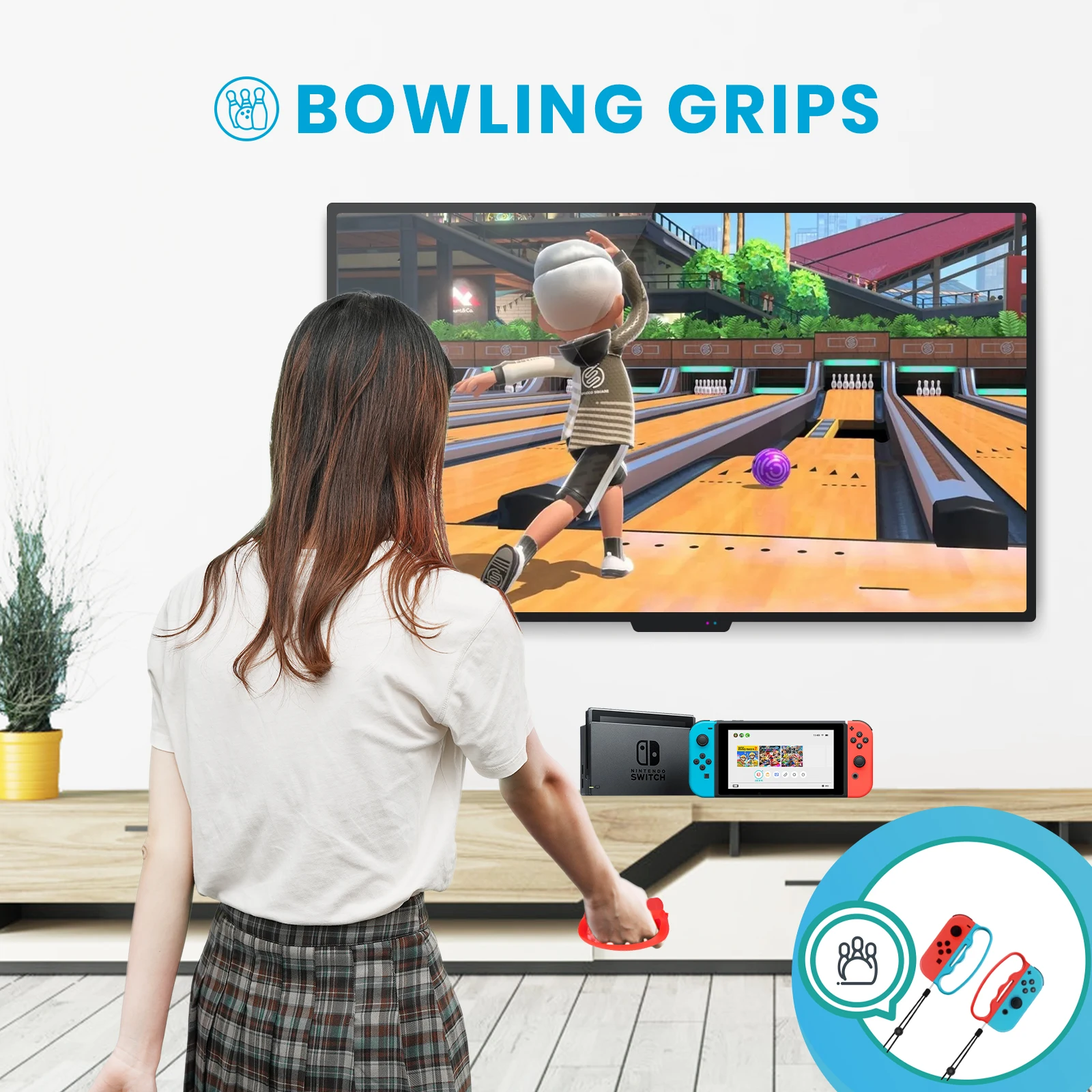 Paquete de accesorios deportivos para Nintendo Switch, Kit de accesorios deportivos para la familia, Compatible con Switch/Switch OLED - imagen 5