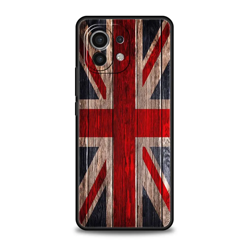 Funda de silicona con banderas de Inglaterra para teléfono, carcasa para Xiaomi 14, 13T, 12T Pro, 12, 13, 11 Ultra, Mi Note 10 Lite, 10T, 5G, 11X Pro, 11T, 11i, 9T - imagen 2