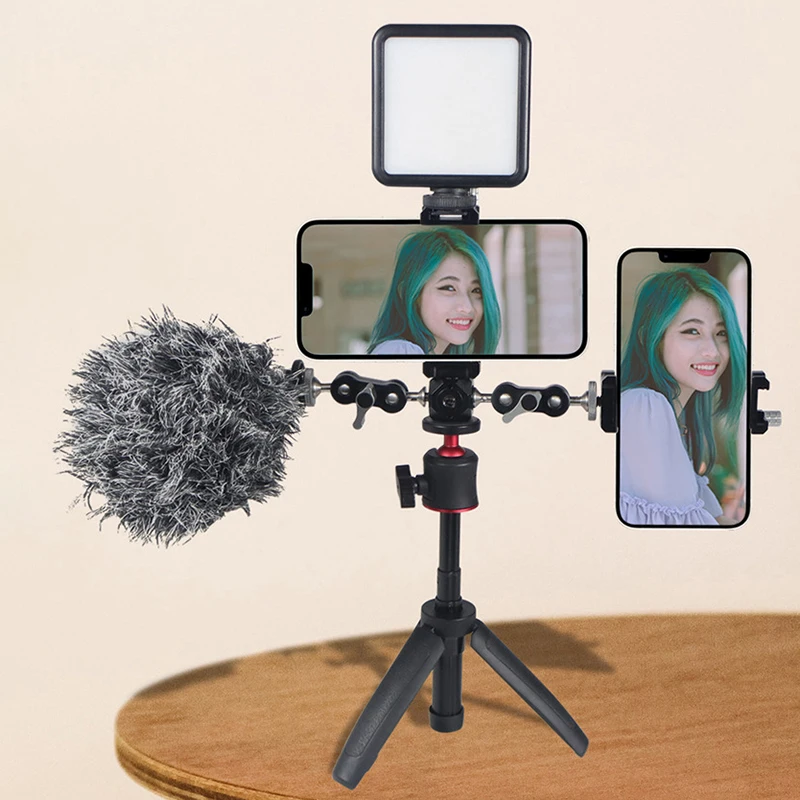 Cabezal de montaje de extensión para flash de brazo mágico; Adaptador universal de orificio para tornillo para trípode Magic Cubic