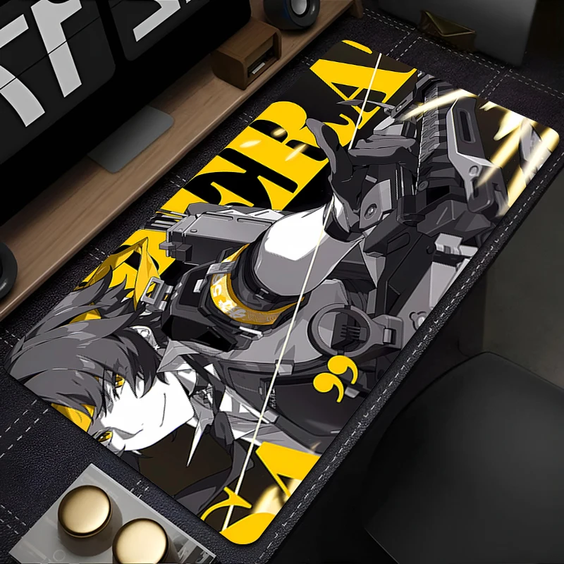 Alfombrilla de ratón Zenless Zone Zero, alfombrilla de teclado de Anime Nicole Von Lycaon Ellen Zhu Yuan Hoshimi Miyabi, alfombrilla de escritorio de soldado, alfombrilla de ratón de oficina