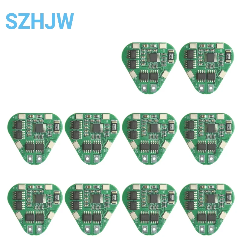 1-20 piezas 3S 18650 Placa de protección de batería de iones de litio 12,6 V máx., BMS de sobrecarga/descarga para paquete de 3 celdas - imagen 2
