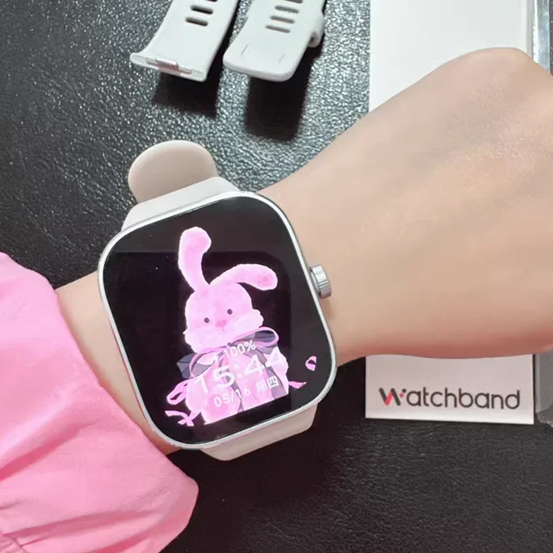 Correa deportiva oficial de silicona para reloj inteligente Redmi 4, pulsera Redmi watch 4, accesorios de correas de reloj - imagen 4