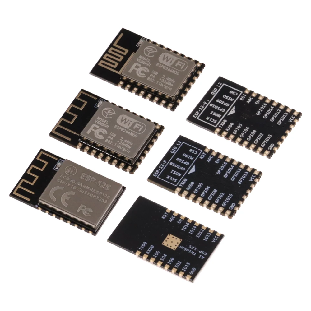 Módulo inalámbrico serie WIFI ESP8266 ESP-12F, ESP-01, ESP-07, ESP-12S, ESP-12E, ESP-01S, transceptor inalámbrico ESP32 - imagen 3