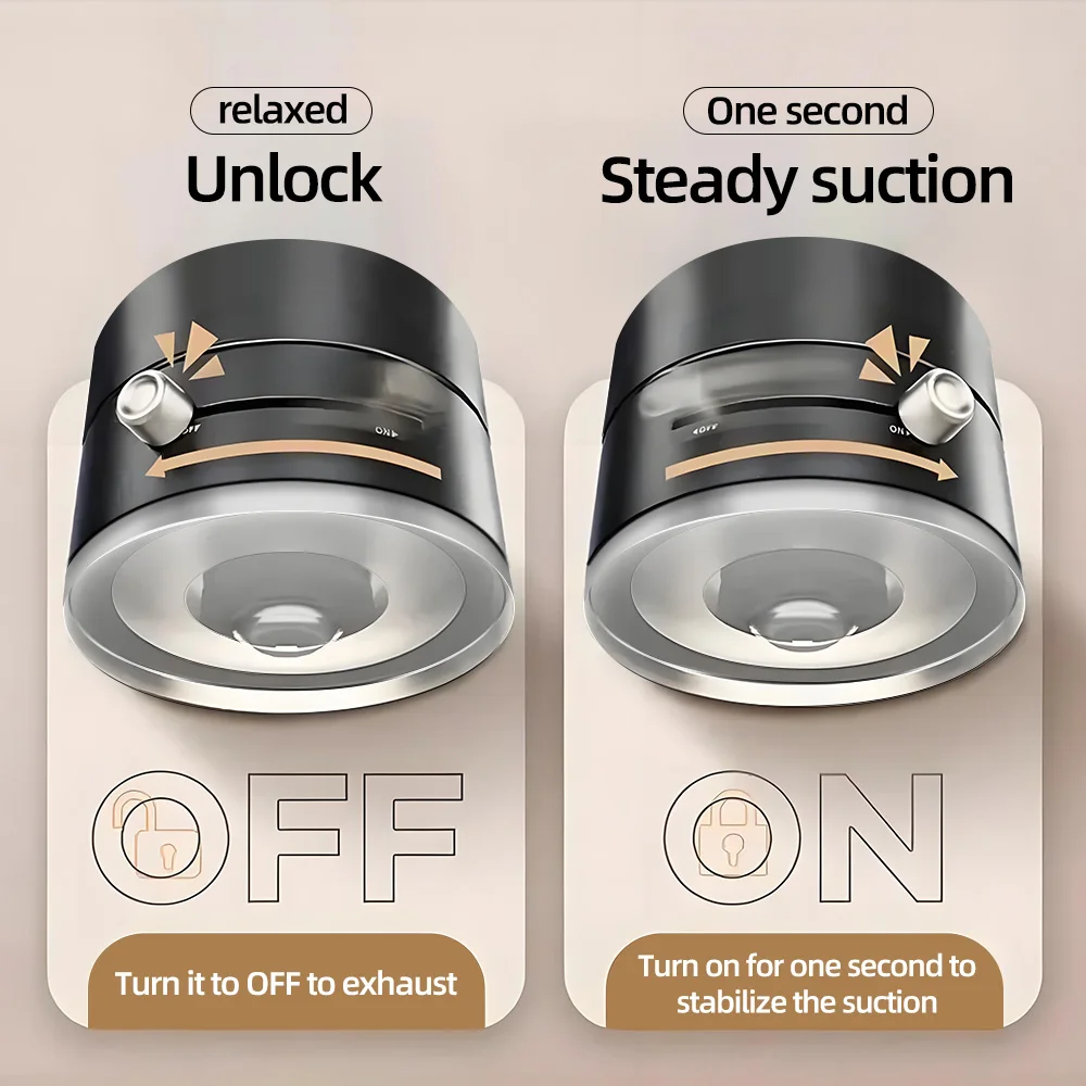 Soporte de ventosa de doble cara para montaje en coche, soporte para teléfono móvil, adsorción de vacío magnética, soporte de ventosa Ultra estable - imagen 5