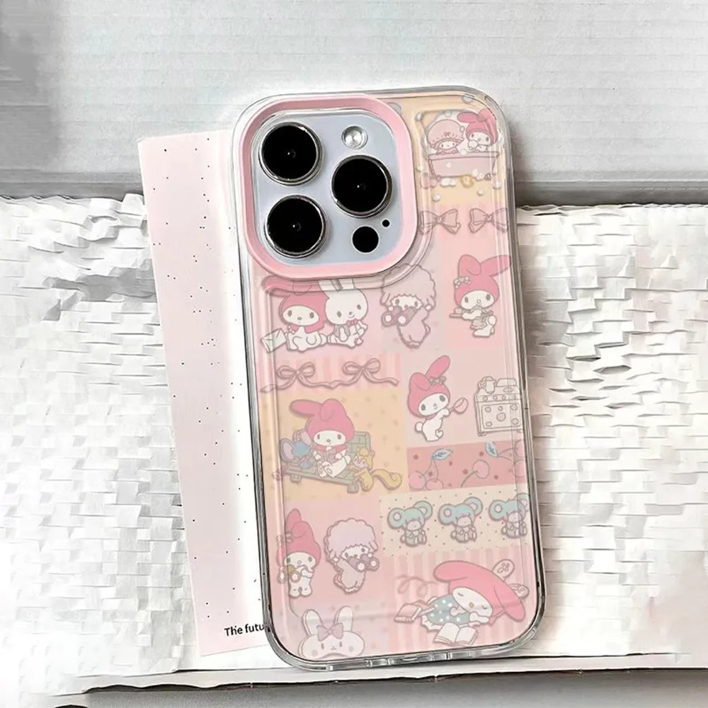 Bonita funda de teléfono Melodys para iPhone 16 16e 15 14 13 12 11 Mini Pro Max X XR XSMax 7 8 Plus, funda trasera transparente de TPU suave - imagen 4