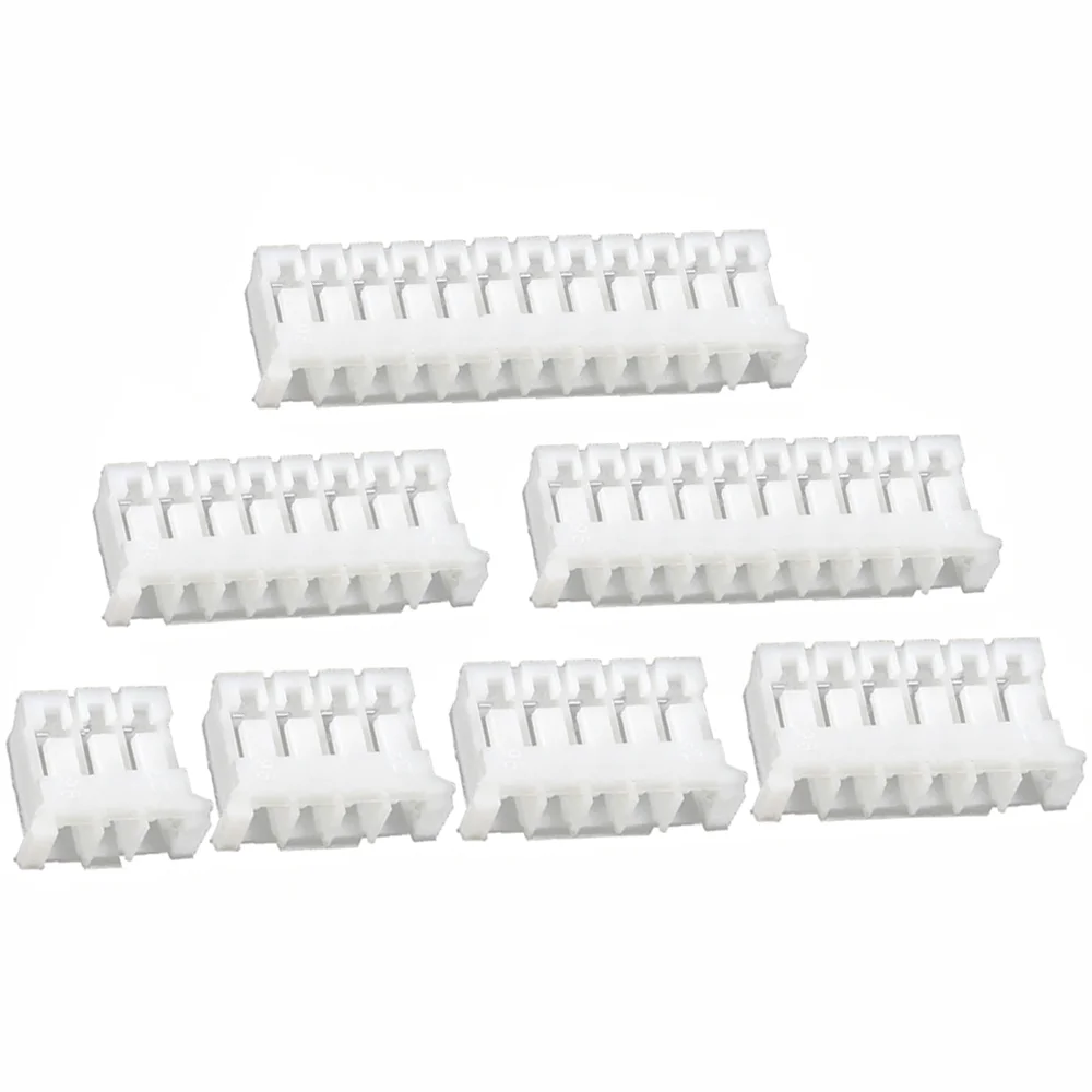 Conector de cable PH2.0, Terminal de paso de 2,0 MM, 50 piezas, 2/3/4/5/6/7/8/9/10/11/12/13/14/15/16p carcasa de plástico para enchufe PCB - imagen 5