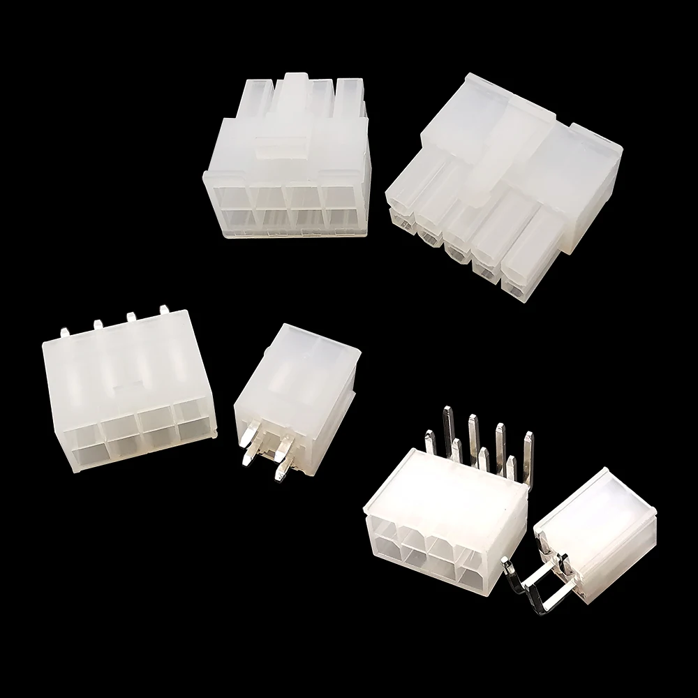 Enchufe macho hembra de 5 piezas, 5557/5569 Pitch, 4,2mm, 2x1 ~ 12 Pines, Conector de carcasa para PC, ordenador, tarjeta gráfica ATX, alimentación GPU PCI-E - imagen 3