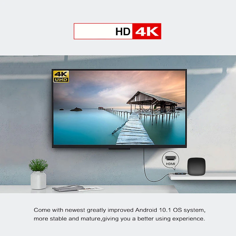 Smart TV Box Android 11 4G 5G Dual WiFi D9 Amlogic 905 HDR10 HD 4K 3D reproductor multimedia TV Box - imagen 5