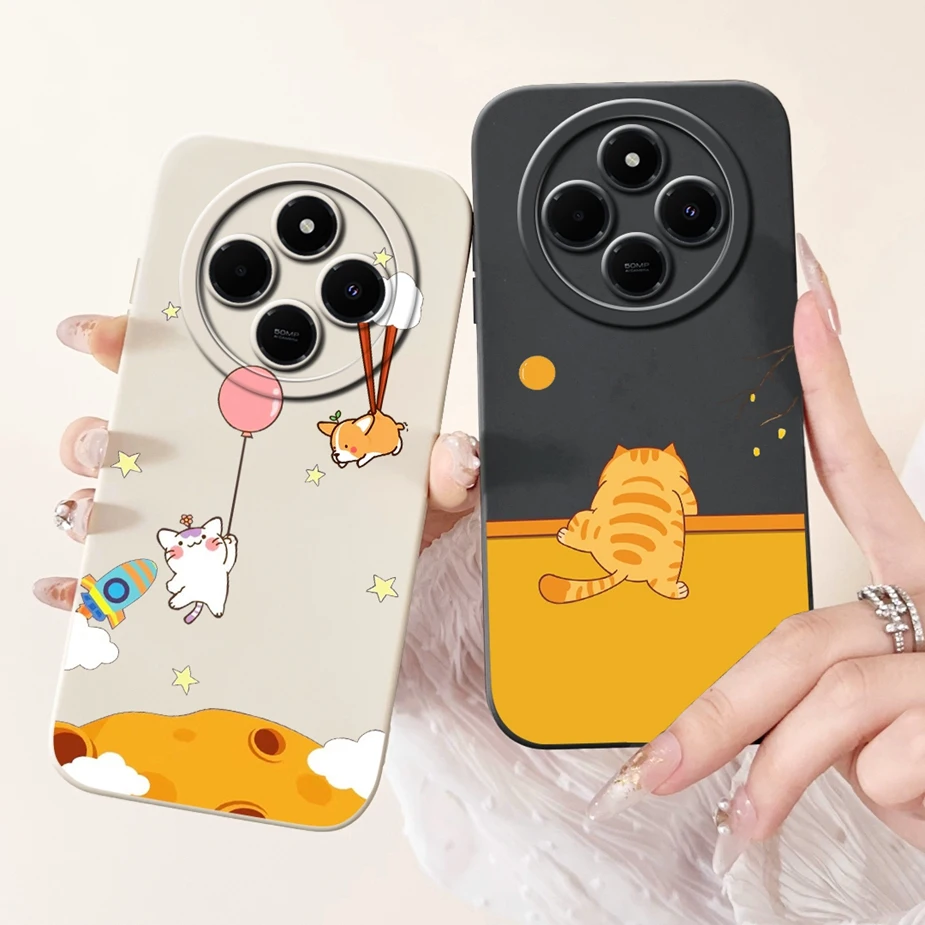 Para Xiaomi Poco C75 funda bonita de dibujos animados a la moda a prueba de golpes suave TPU funda de teléfono para Xiaomi Poco C75 PocoC75 cubierta trasera parachoques - imagen 5