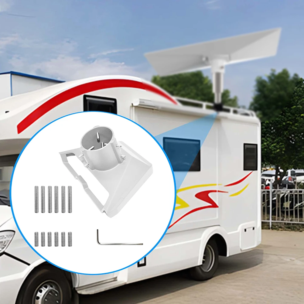 Adaptador de tubo para Starlink Gen 3, montaje en poste, conectores de tubo de poste de montaje en techo para soporte Starlink Standard Dish V3 - imagen 2