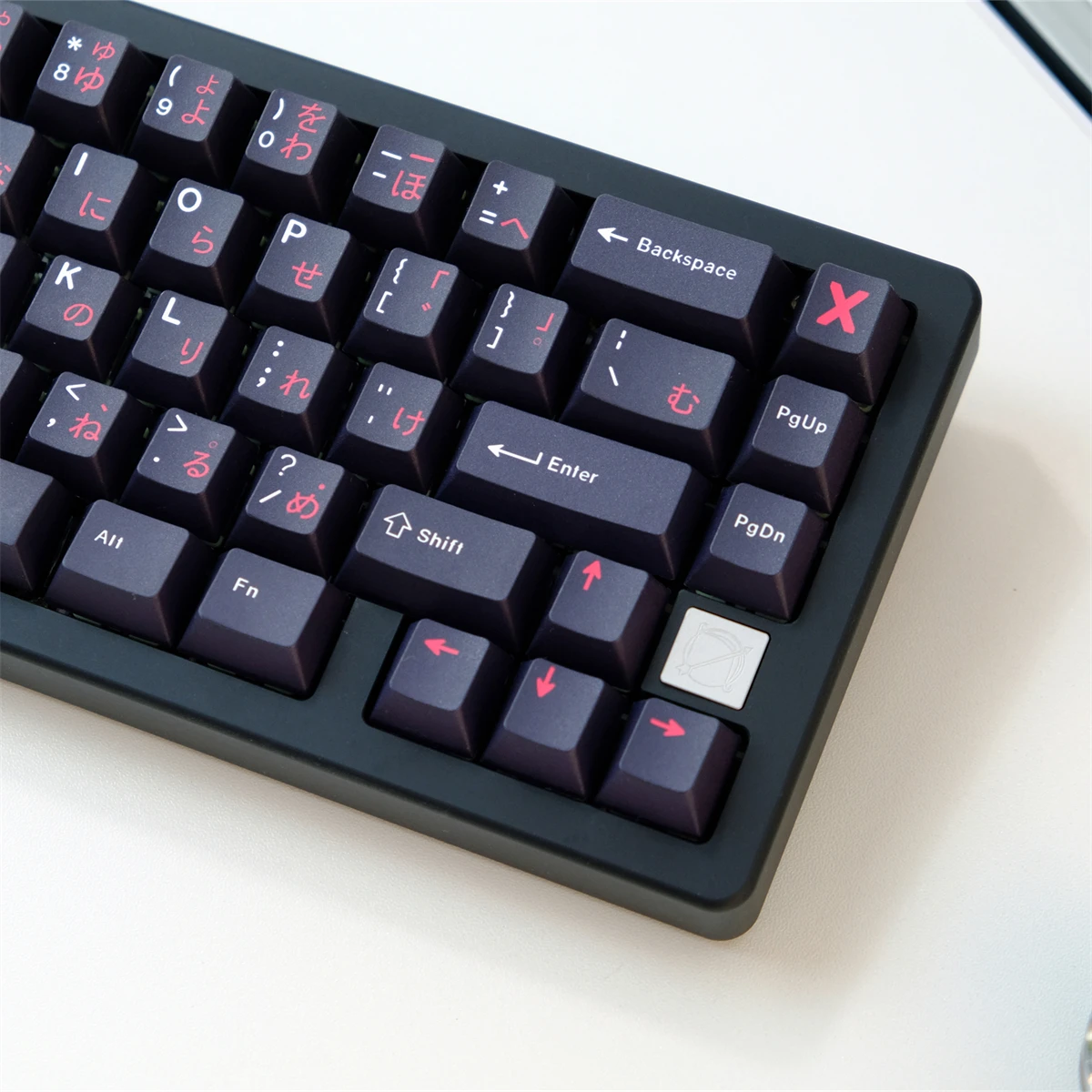 GMK WOB-teclas japonesas para teclado mecánico, accesorio de color negro y rojo con perfil de cereza, tinte PBT, sublimación, para interruptor MX, 129 teclas - imagen 3