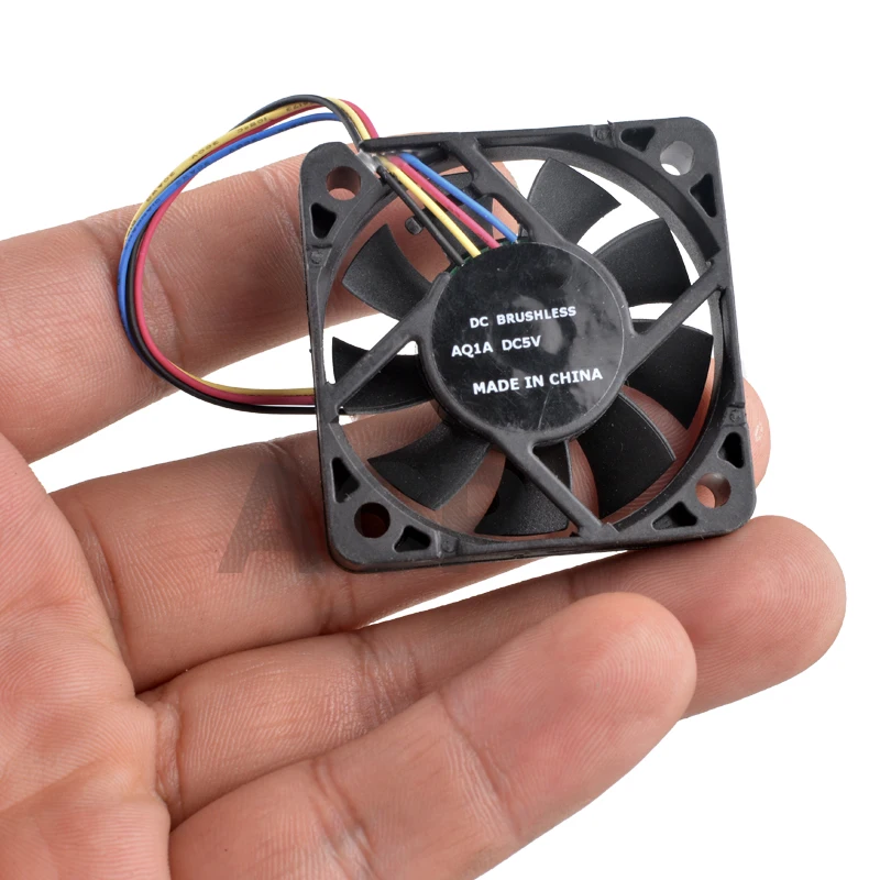AQ1A 4cm X 40mm ventilador de refrigeración 40x40x10mm DC5V 4 pines para placa base CPU refrigeración adecuado para Raspberry Pi - imagen 4