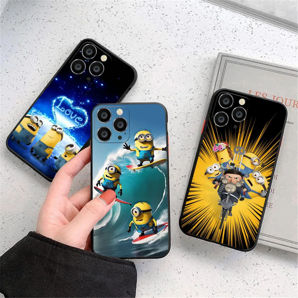 CK-4 b-banana azul b-minions funda de teléfono para Xiaomi Mi 9 9T 11 11T Redmi 6 6A 7 7A 12 12C S2 A3X 10 14C Poco F2 Pro - imagen 4