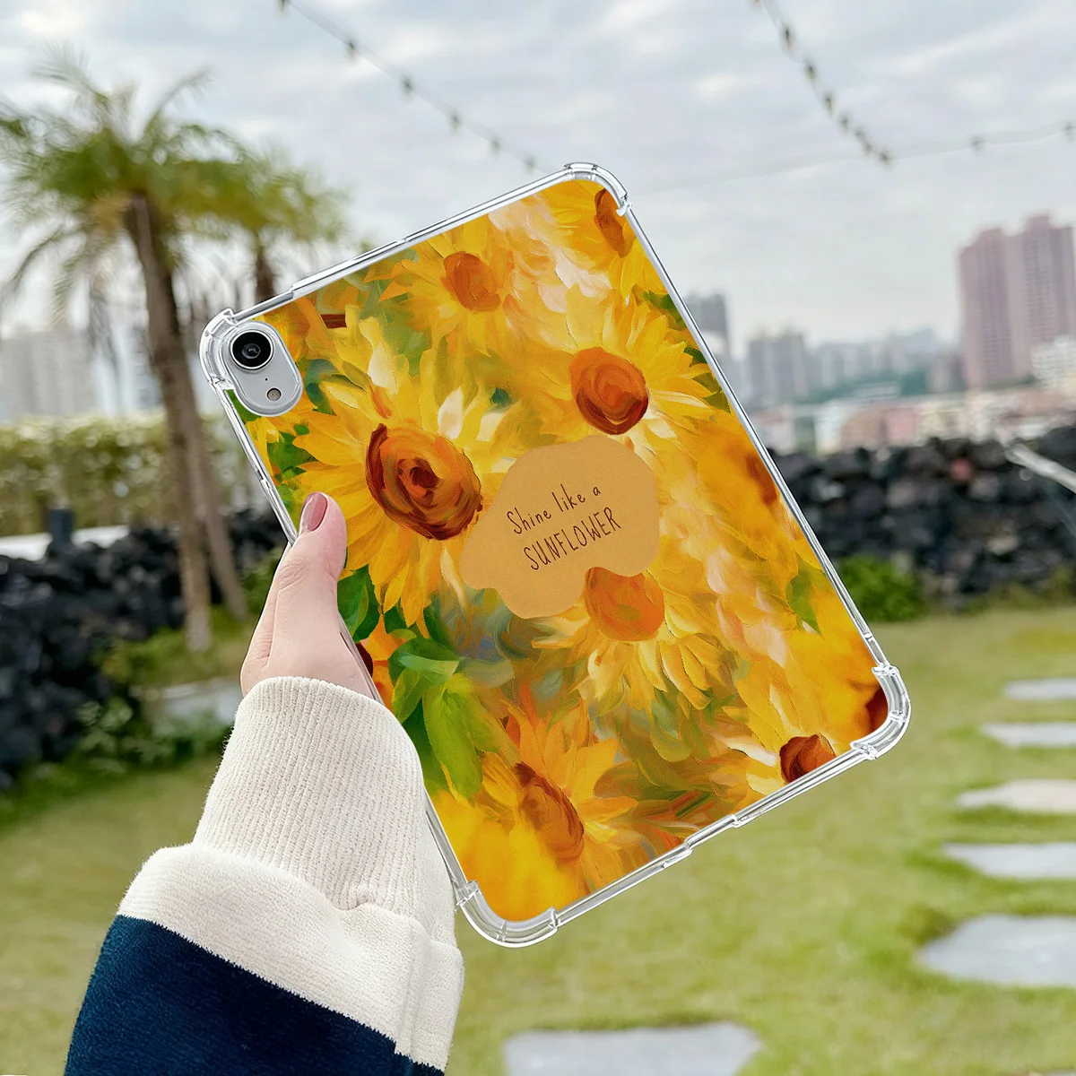 Funda de silicona con flores para Samsung Galaxy Tab A9 Plus S10 Fe S6 Lite S10 Lite A8 S9 FE Plus S7 FE S8 A11 Funda protectora - imagen 3