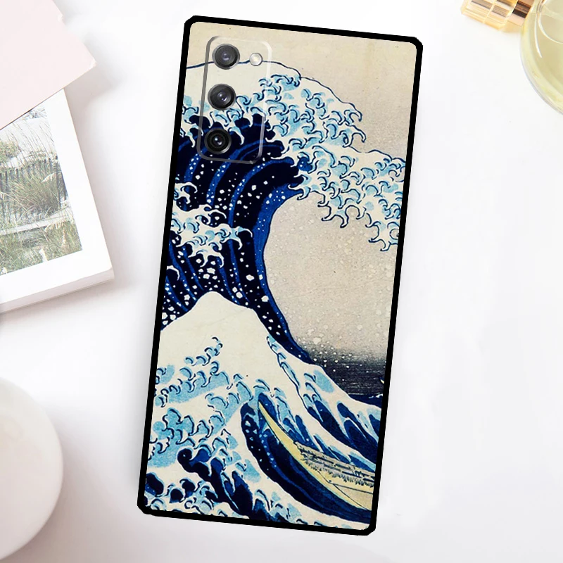 Funda de arte japonés ukiyo-e para Samsung Galaxy S23 Ultra S22 Plus S20 S21 FE S8 S9 S10 Note 10 20 S24 Ultra - imagen 4