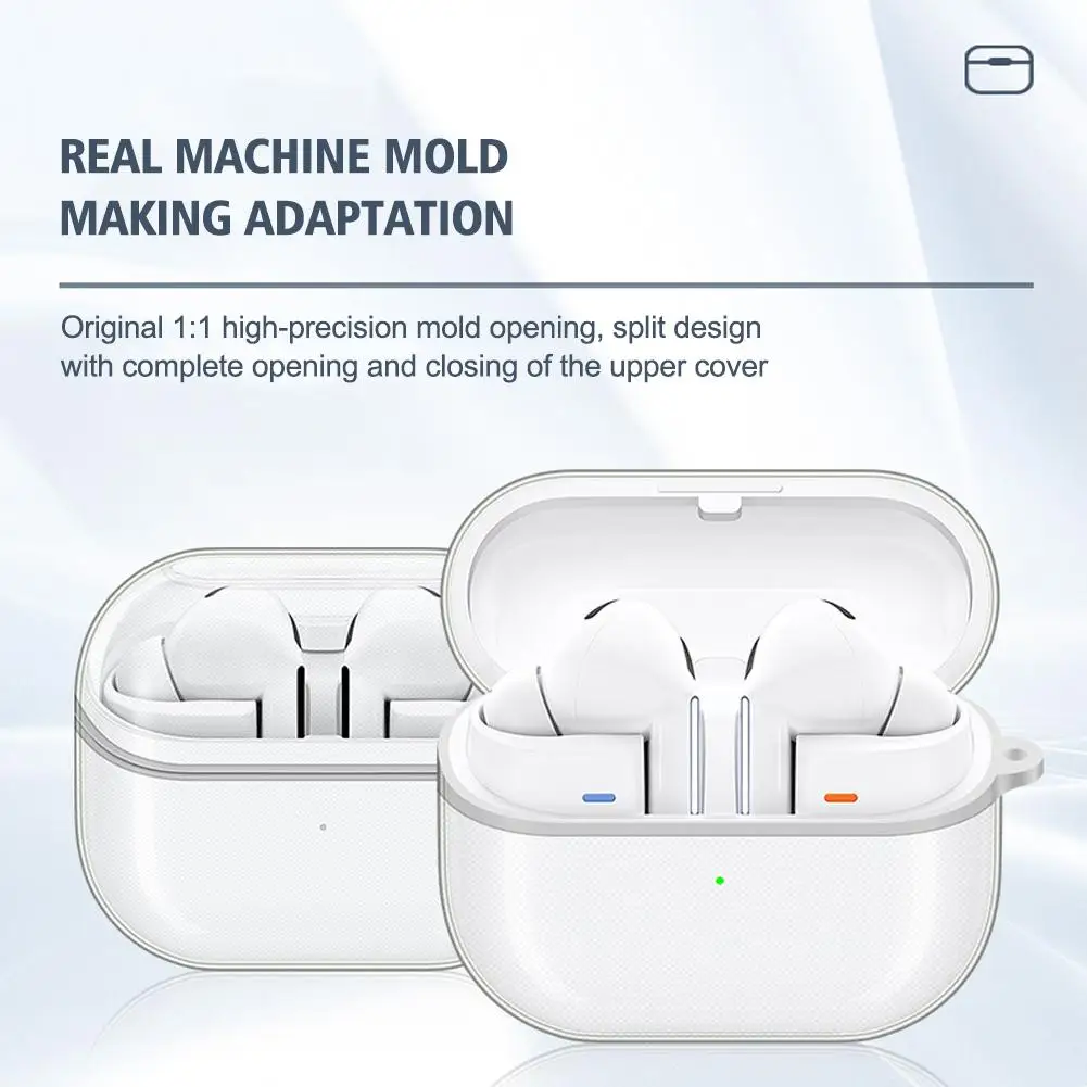 Funda de auriculares inalámbricos con Bluetooth para Samsung Galaxy Buds3 Pro, carcasa suave transparente de TPU, accesorios de personalidad de dibujos animados - imagen 2