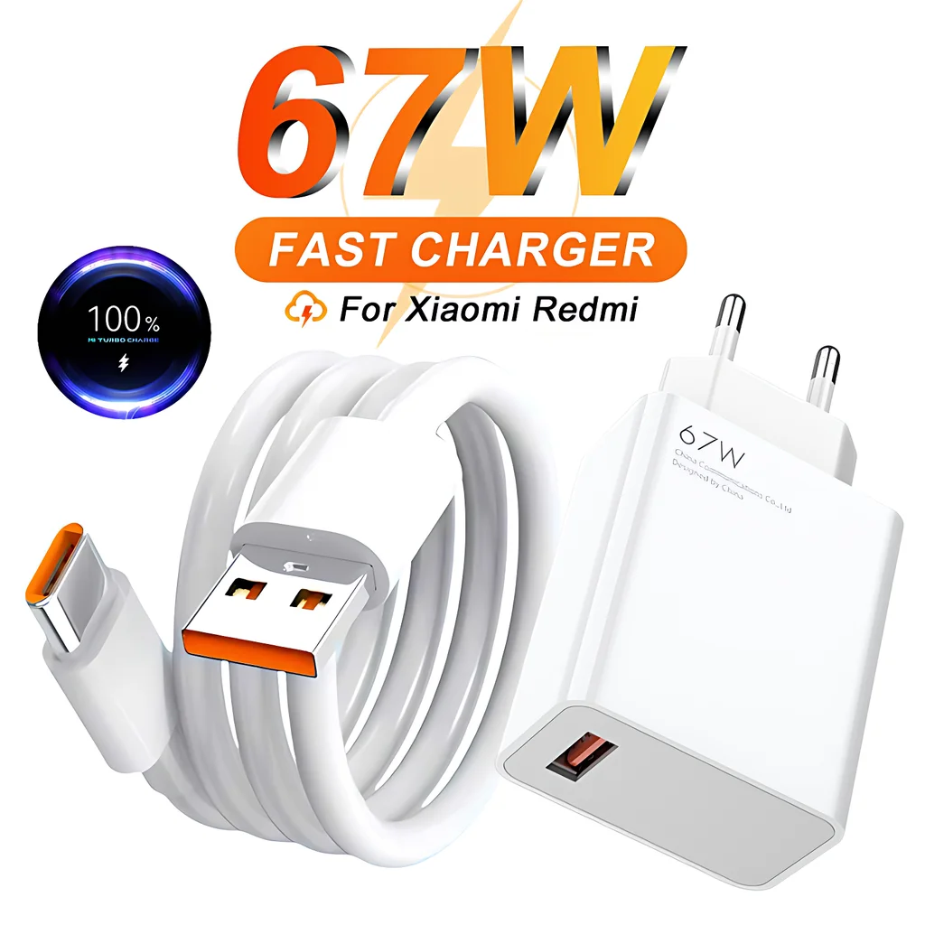 Cable cargador ultra rápido 6A 67W para Xiaomi 11 12 Lite 13T 14T Redmi Note 11T 12T 13 14 POCO X4 X5 Pro Cables de carga USB tipo C