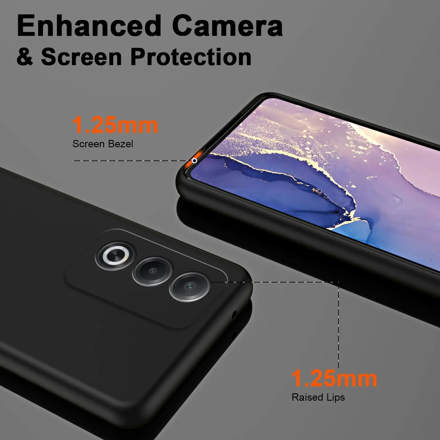 Funda Flexible de silicona líquida TPU para OnePlus Nord 5 CE 5 CE5 5G funda protectora Fundas Coque Capa - imagen 3