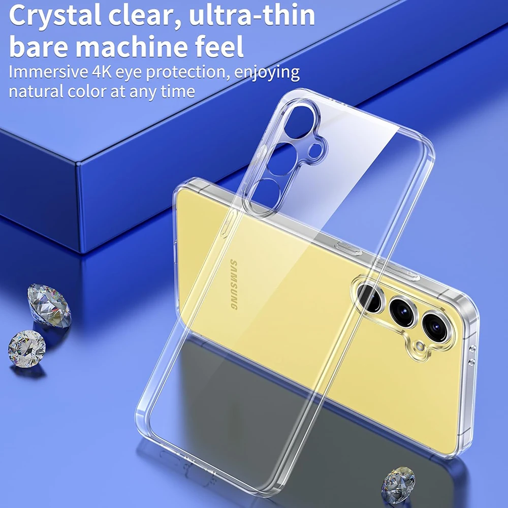 Funda transparente de protección de cámara para Samsung A17 A07 A27 A37 A57 A16 A06 A26 A36 A56 A05 A15 A25 A35 A55 A04S A14 A24 A34 A54 - imagen 2