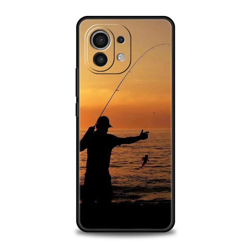Funda de teléfono para Xiaomi Mi 15 14 14T 13T 12T Pro 12 13 11 Lite 5G 11T X6 X5 Pro funda suave de TPU para pesca - imagen 2