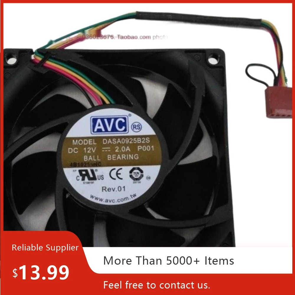 Ventilador PWM para servidor HP ProLiant ML350 G6 AVC DASA0925B2S - imagen 2