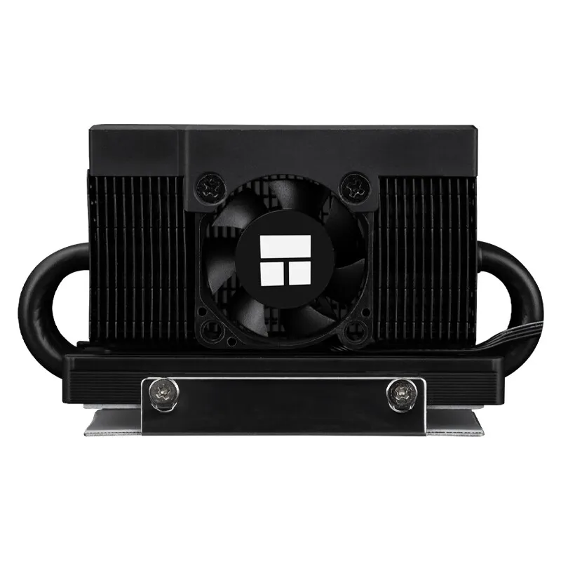 Thermalright HR-10 2280 PRO Digital negro M.2SSD unidad de estado sólido disipador de calor 4X5mm heatpipes soporte PCI-E5.0 30mm ventilador radiador - imagen 3