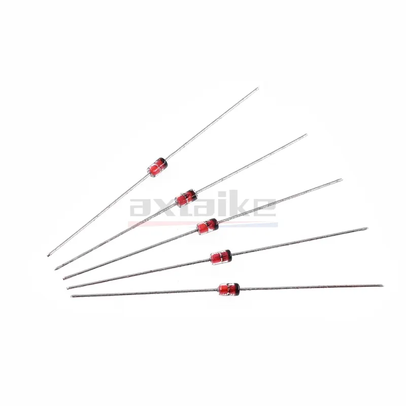 50 Uds 1N4727A 3V 1N4728A 3,3 V 1N4729A 3,6 V 1N4730A 3,9 V 1N4731A 4,3 V 1N4732A 4,7 V 1N4733A 5,1 V 1N4734A 5,6 V DO-41 1W diodo Zener - imagen 3