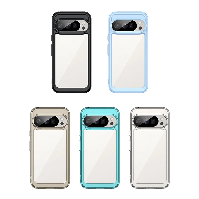 Para Google Pixel 10 Pro funda híbrida protección robusta TPU parachoques cristal transparente armadura funda para Google Pixel 10 Pro Pixel10Pro 5G - imagen 2