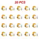 Yellow 20pcs