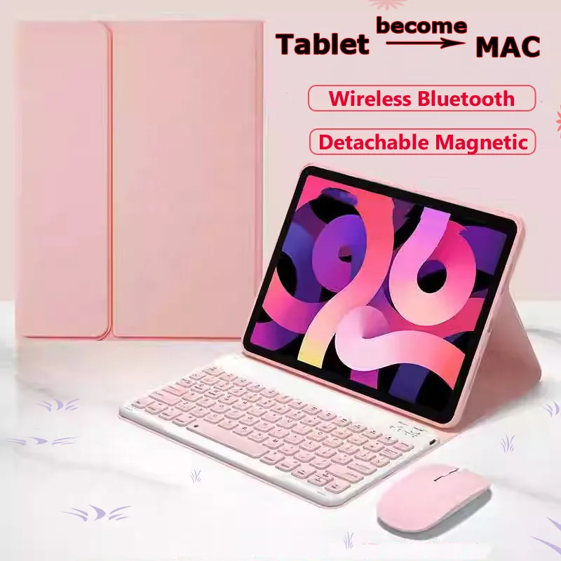 Funda con teclado magnético para tableta Tecno Megapad 11 de 11,0 pulgadas 2025, teclado inalámbrico MEGAPAD11 T1101 11 con ratón Bluetooth