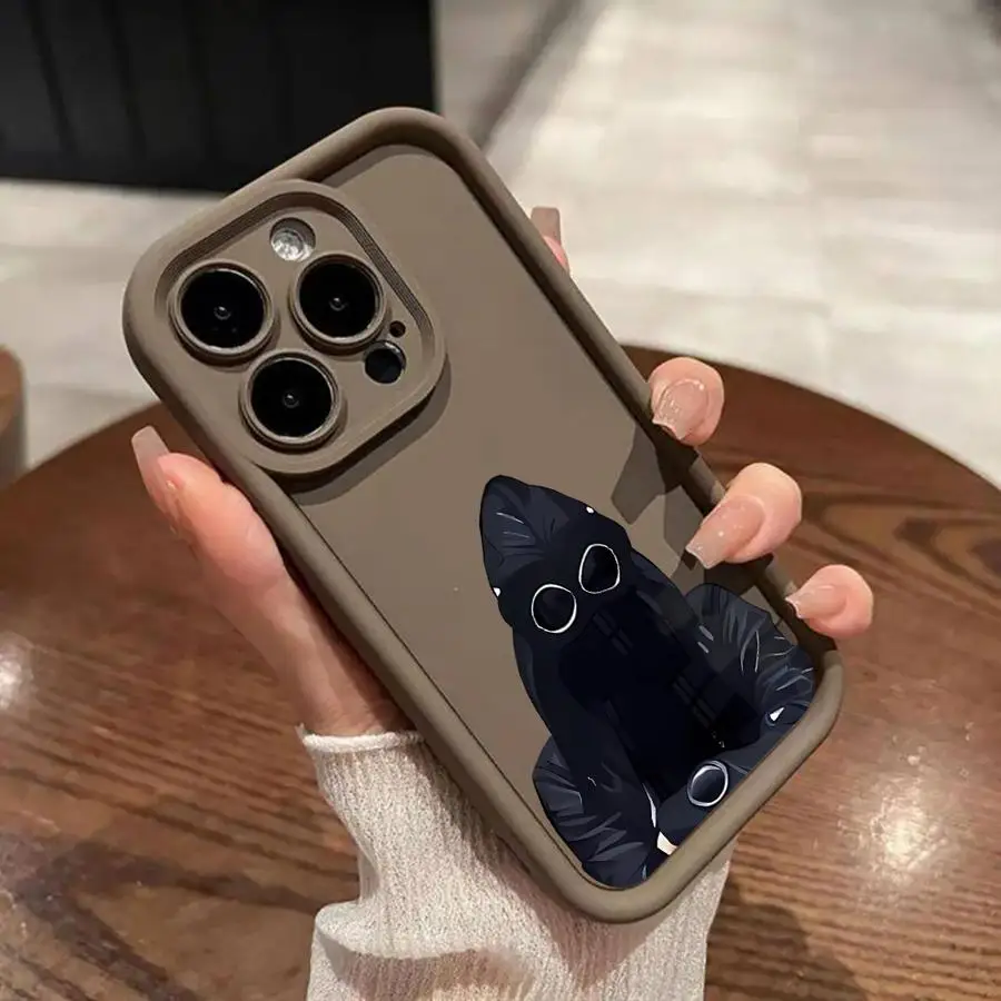 Funda de teléfono suave de TPU para Apple iPhone 16 Plus 16e 12 Mini 11Pro 11 13 Pro MAX 14 15 Plus XS XR máscara de moda masculina - imagen 5