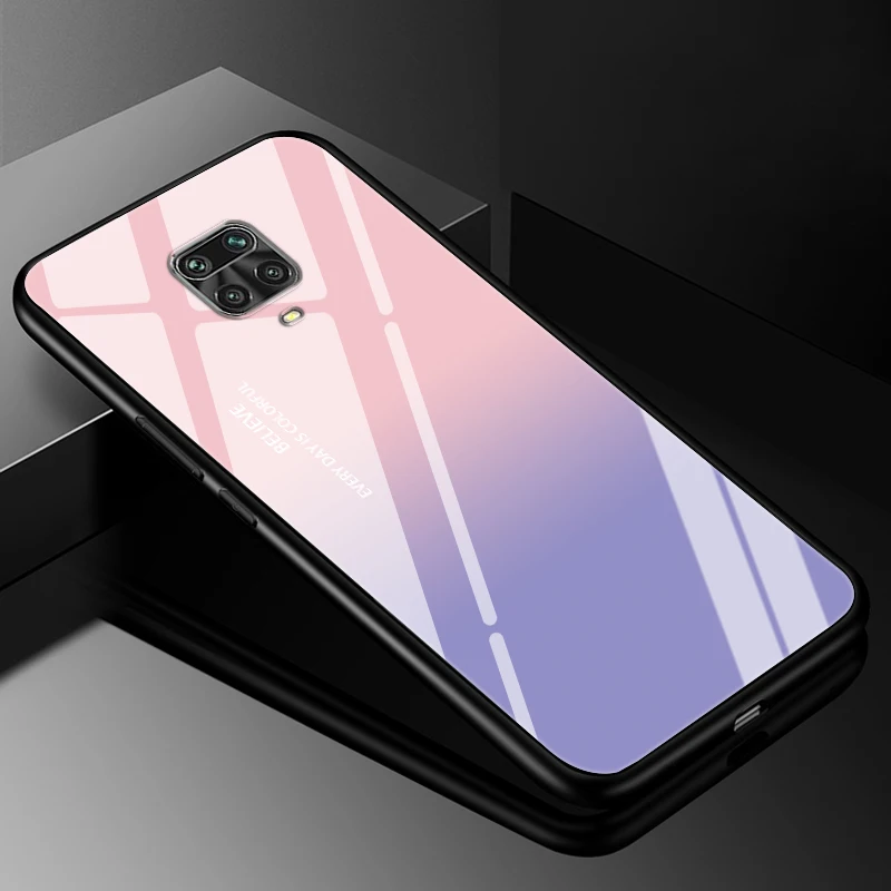 Funda de vidrio templado para Xiaomi Redmi Note 9 9S 10T 10 Pro 10S 4G 5G 8 8T 8 Pro funda rígida Redmi 12 4G TPU parachoques - imagen 4