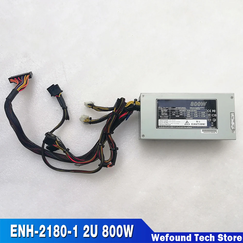 Para fuente de alimentación para mejorar 24+8+4+4 funciona bien ENH-2180-1 2U 800W - imagen 2