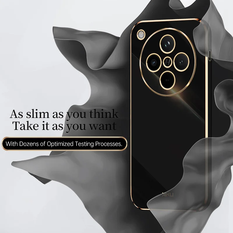 Funda para Oppo Find X8 Pro 5G 6D revestimiento protección de silicona suave a prueba de golpes funda de teléfono OppoFindX8Pro PKC110 PKC130 PKB110 - imagen 4