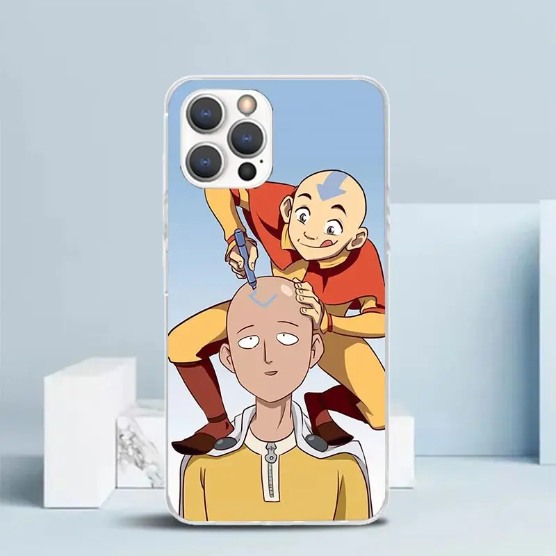 Funda de teléfono de silicona con llamada de Anime Avatar The Last Airbender para iPhone 17 16 16E 15 Pro Max 14 Plus 11 13 Mini 12 7 8 SE Air 17Pro C - imagen 3