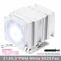 Z135 3 White PWM Fan