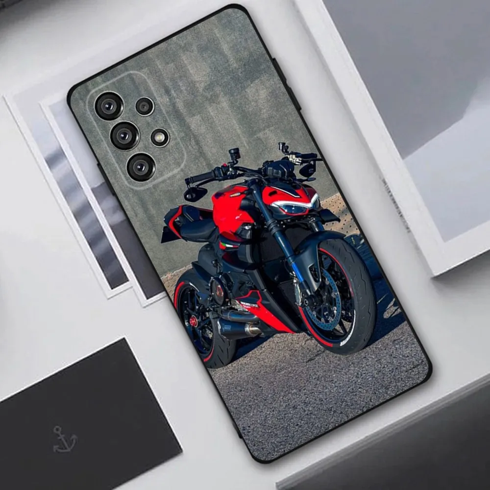 Funda de teléfono para motocicleta Racing d-duciatis, funda negra suave para Samsung Galaxy A20,A21s,A22,A31,A32,A52,A53,A72,73,A80,A91 - imagen 5