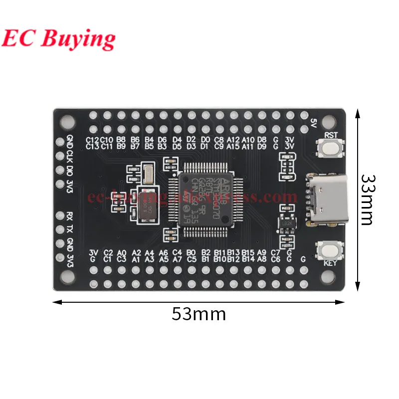STM32G070RBT6 Placa de aprendizaje de desarrollo de núcleo de sistema pequeño ARM Cortex-M0 + microcontrolador reemplazar STM32F103RBT6 STM32F070RBT6 - imagen 5