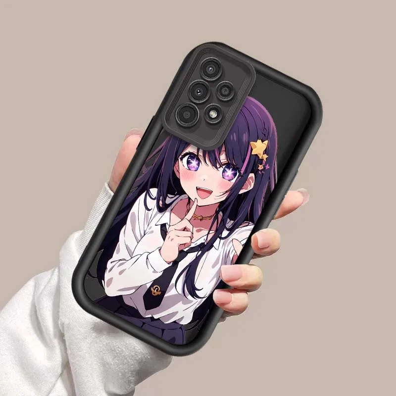 Funda de Chica de Anime Hoshino para Samsung Galaxy A04E A04 A04S A05 A06 A10S A11 A12 A13 A14 A15 A16, funda de teléfono con escalera ocular - imagen 3