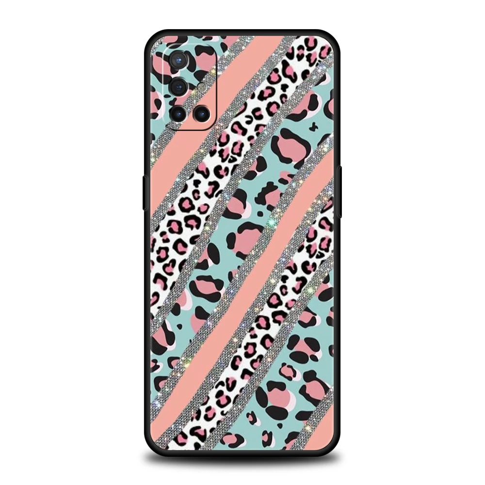 Funda de teléfono para OnePlus 13 12 11 10 9 Pro 9T 13R 12R 10R 9RT 10T 8T 8 Nord 2T CE 2 3 5G N200 N30 funda suave con estampado de leopardo - imagen 3