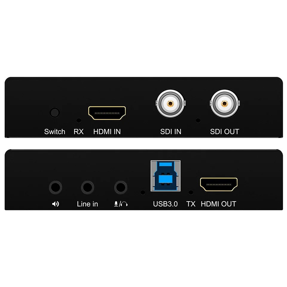 1080P SDI HDMI HD 3G USB3.0 tarjeta de captura de vídeo HD caja grabadora con salida SDI HDMI para dispositivo de captura de tarjeta grabadora de vídeo - imagen 3