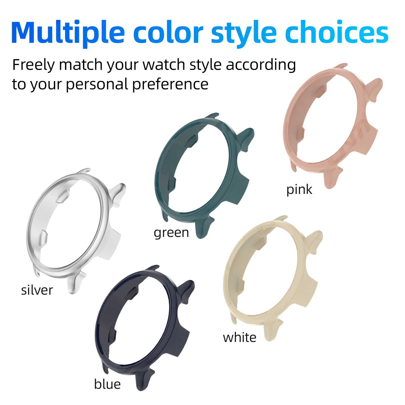 Funda rígida de PC para Garmin Vivoactive 6, carcasa protectora a prueba de golpes para accesorios de reloj inteligente Garmin Vivo active 6 - imagen 5