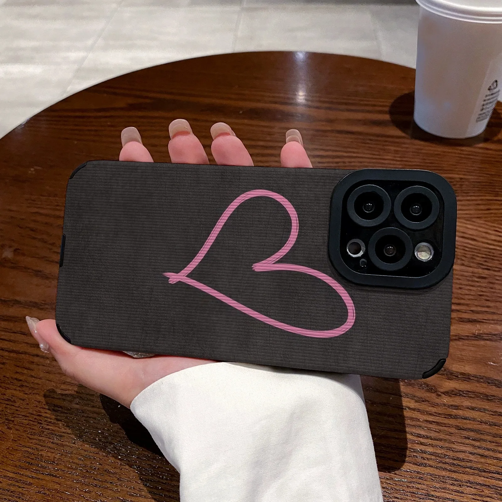 Funda de silicona a prueba de golpes para iPhone, carcasa de cuero a la moda para iPhone 15 Pro Max 14 13 12 11 Mini SE X XS Max XR 7 8 Plus - imagen 3