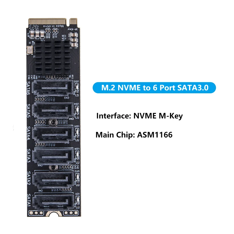 NVME to 6HDD ASM1166