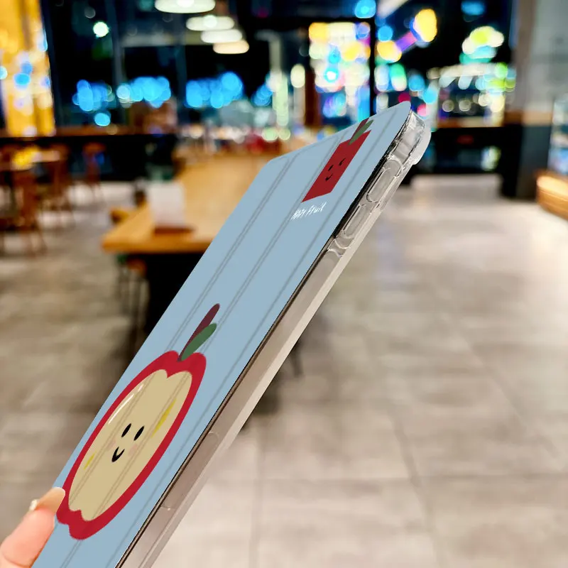 Funda para tableta Happy apple para iPad pro 10/11 pulgadas 2020/6/7th /8th /Air 3rd/Air 4th/9th gen/Air 5th Gen 2022/Air 11 anticaída - imagen 5